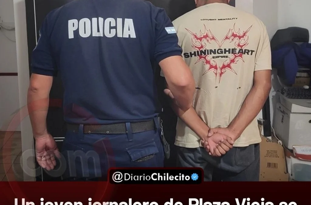 Un joven jornalero de Plaza Vieja se entregó este lunes a la justicia por la sustracción de una abertura en una casa de Famatina.