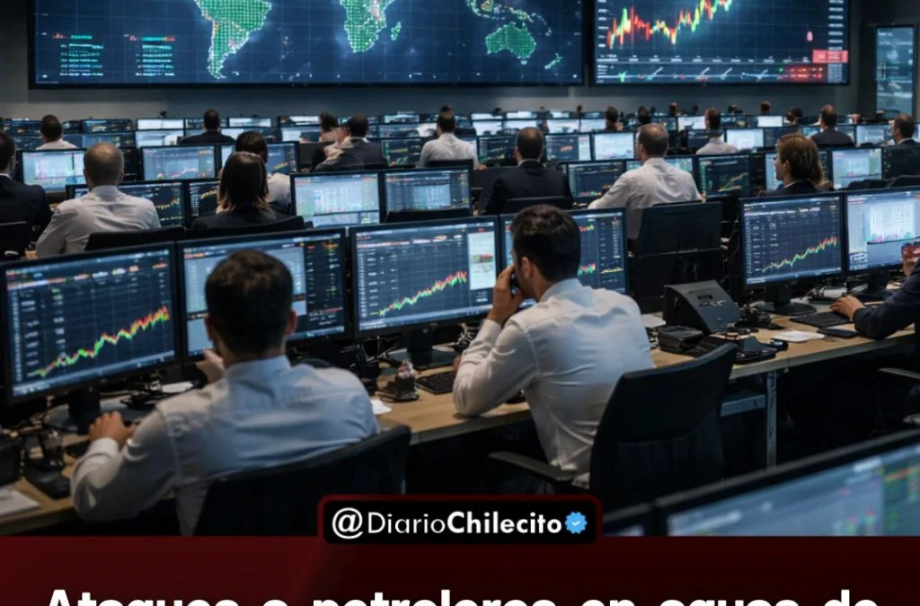 Ataques a petroleros en aguas de Irak disparan el precio del petróleo más de 6 % y sacuden el mercado energético mundial.