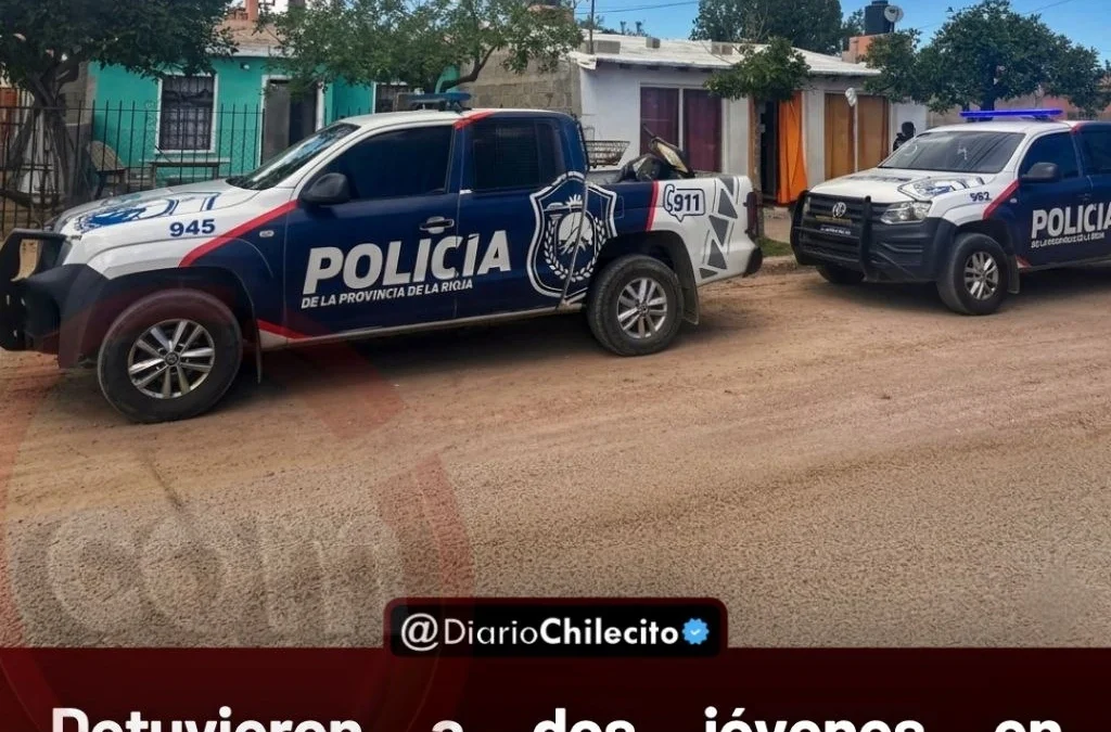 Detuvieron a dos jóvenes en Nonogasta tras un violento asalto y agresión en una vivienda por una causa de violencia de género.