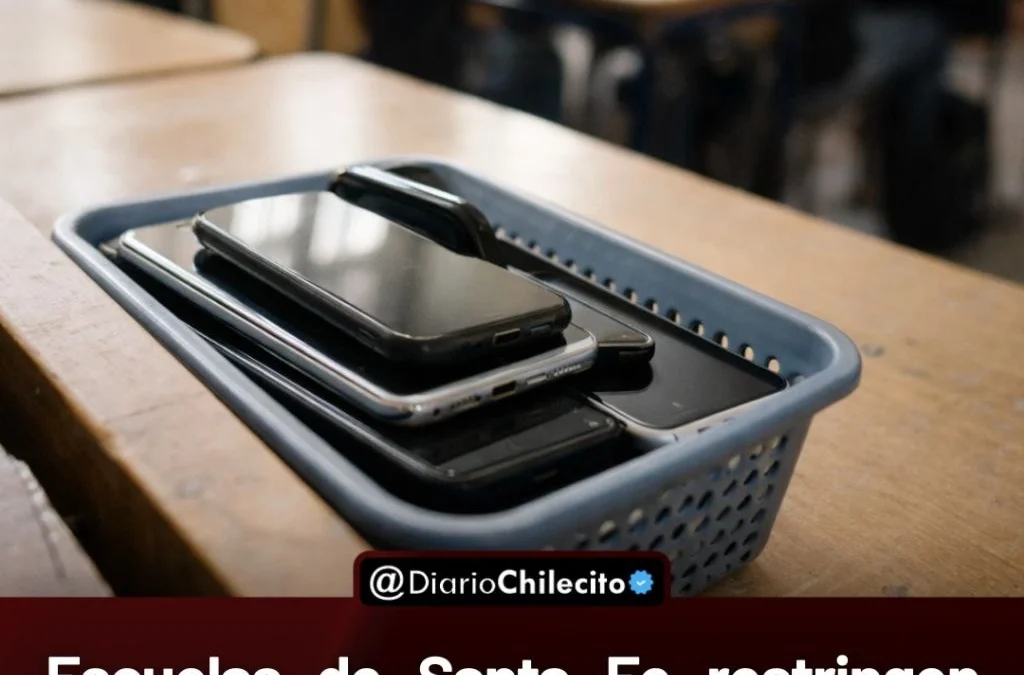 Escuelas de Santa Fe restringen celulares: en primaria quedan prohibidos y en secundaria solo podrán usarse con autorización docente.