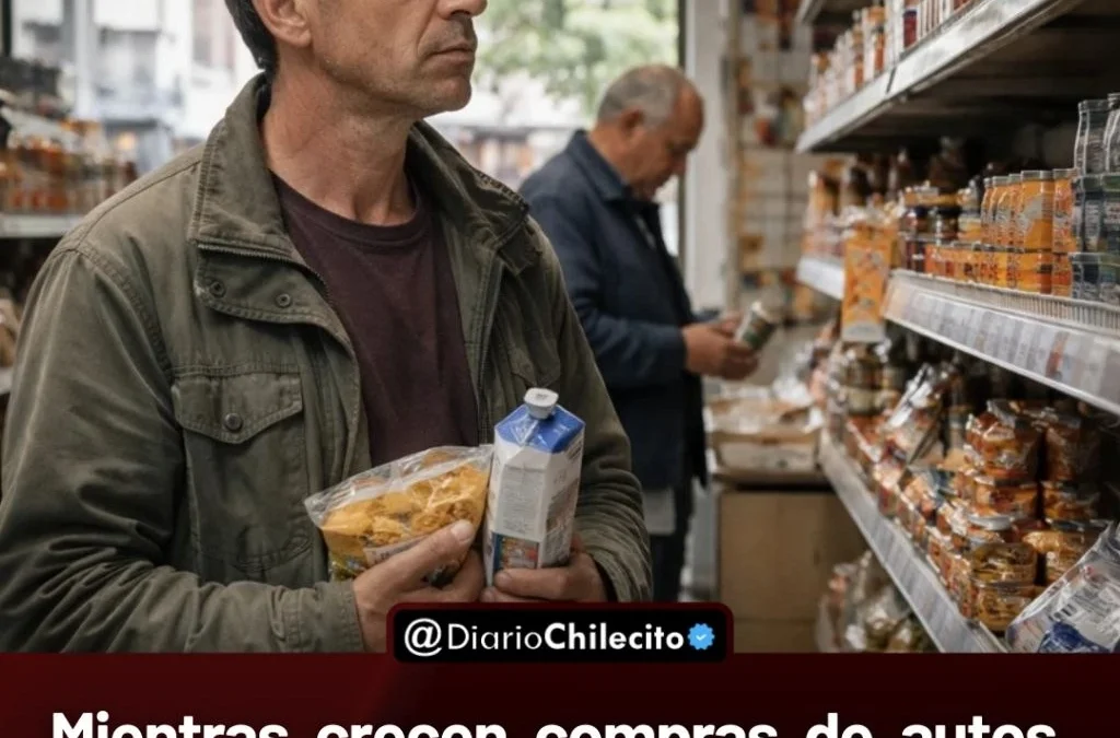 Mientras crecen compras de autos, casas y viajes al exterior, supermercados y farmacias siguen en baja y el desempleo volvió al 7,5%.