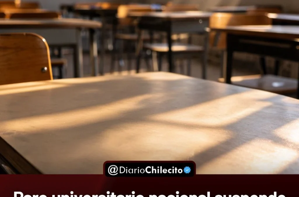Paro universitario nacional suspende clases en universidades públicas mientras docentes y no docentes reclaman recomposición salarial.