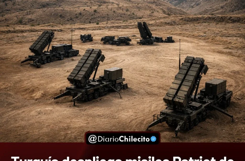 Turquía despliega misiles Patriot de EE.UU. cerca de una base radar en el sureste del país tras amenazas misilísticas vinculadas a la guerra con Irán.