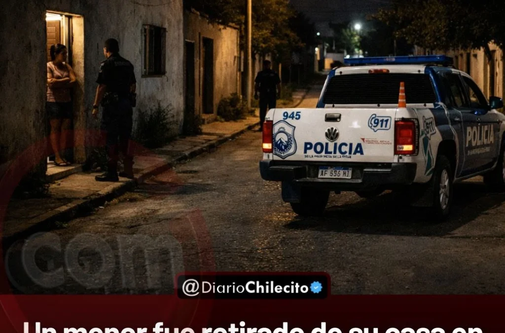 Un menor fue retirado de su casa en barrio Mirador del Velazco tras ser señalado por vecinos de haber golpeado a su madre en la vivienda.