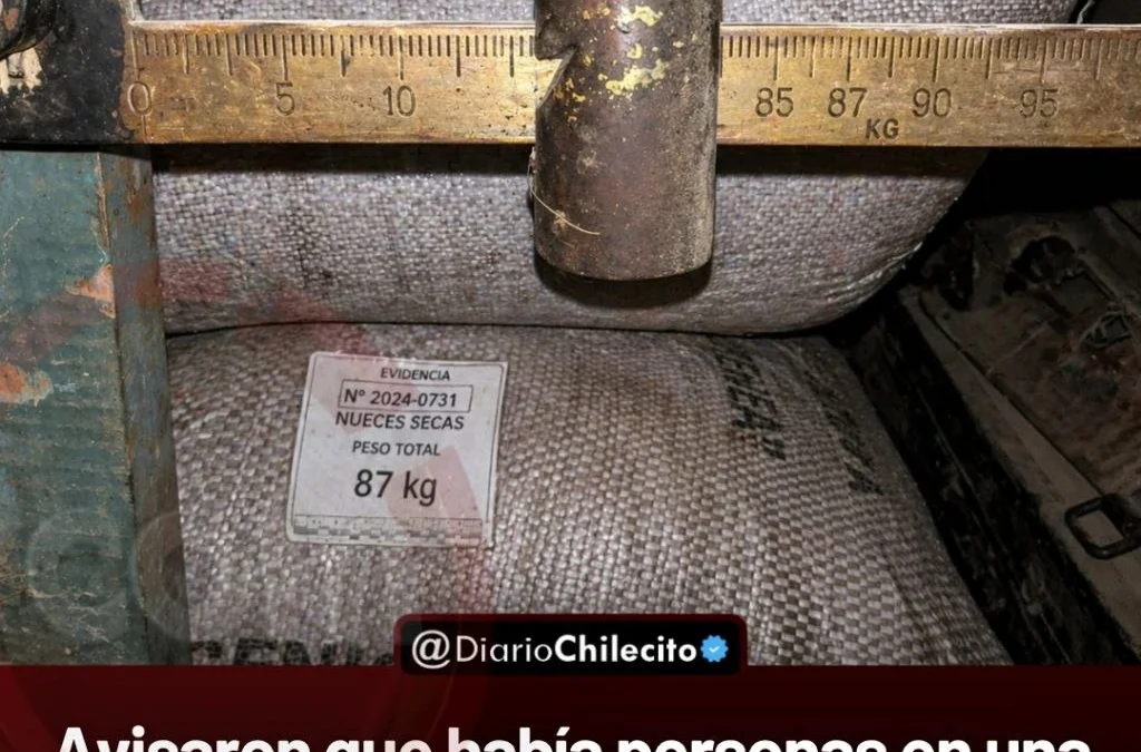 Avisaron que había personas en una finca de Famatina, hallaron 87 kilos de nueces y un hombre quedó detenido por supuesto hurto.