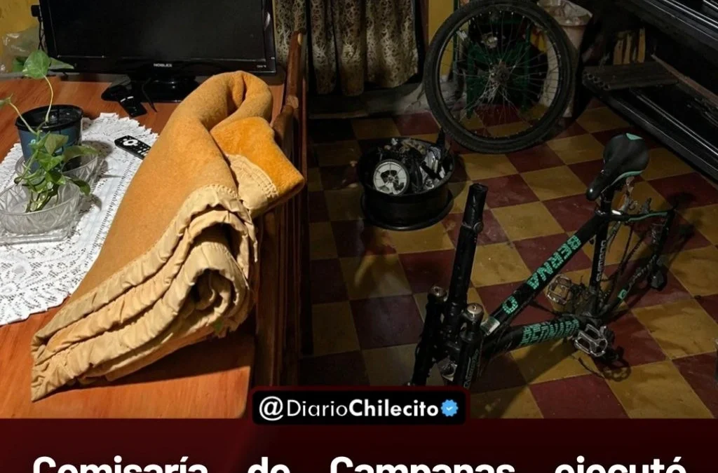 Comisaría de Campanas ejecutó orden del Juzgado N° 2, detuvo a una mujer y secuestró objetos que habían sido denunciados por robo.