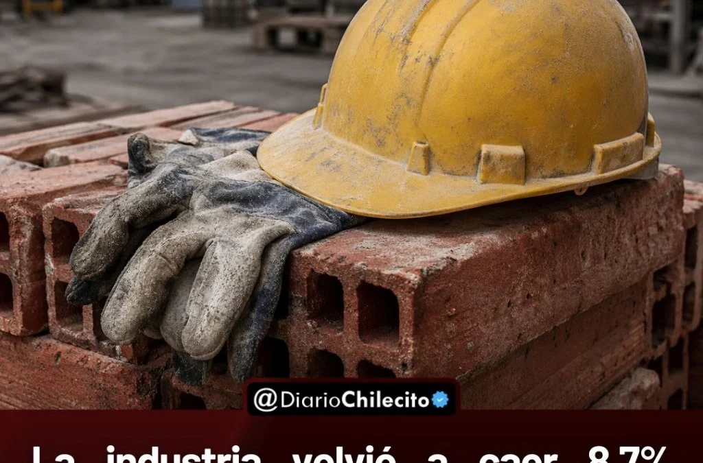 La industria volvió a caer 8,7% interanual y la construcción retrocedió 1,3% mensual en otro dato negativo del INDEC.