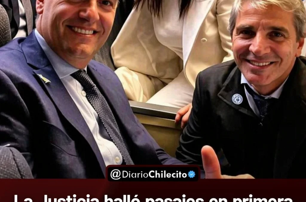 La Justicia halló pasajes en primera
clase de Manuel Adorni y su esposaa
Nueva York: superan los USD 10.000
y los pagó el Gobierno nacional.