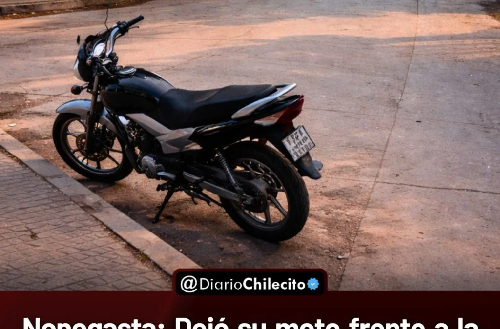Nonogasta: Dejó su moto frente a la
casa de su madre y en minutos
desapareció una riñonera con
$230.000 y documentación personal.