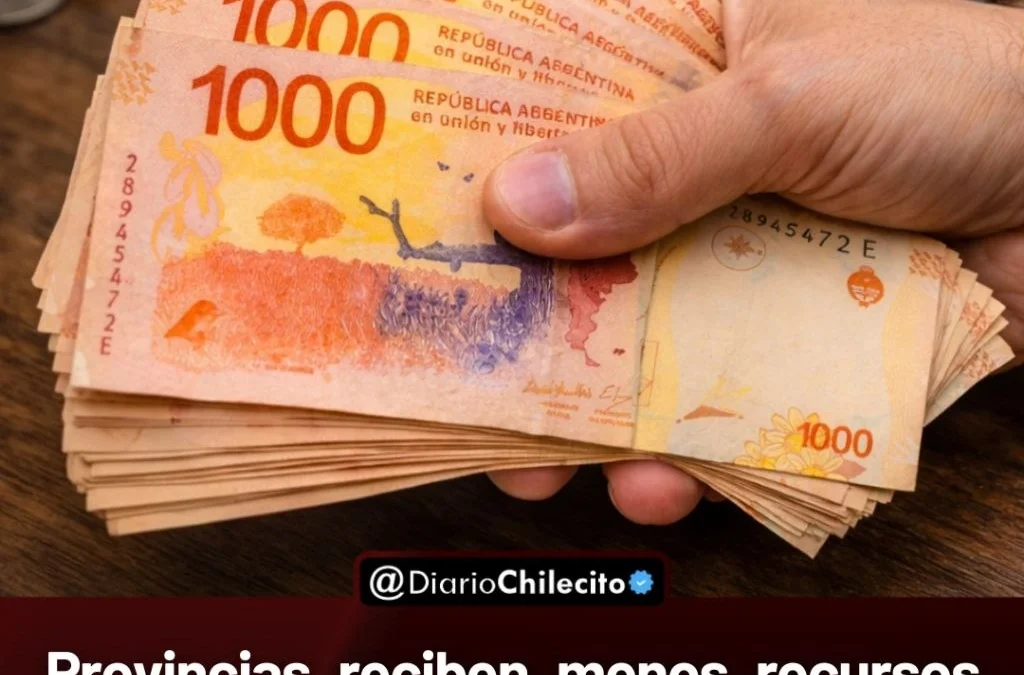 Provincias reciben menos recursos de Nación, cae la recaudación por menor actividad y crece la tensión para sostener servicios básicos.