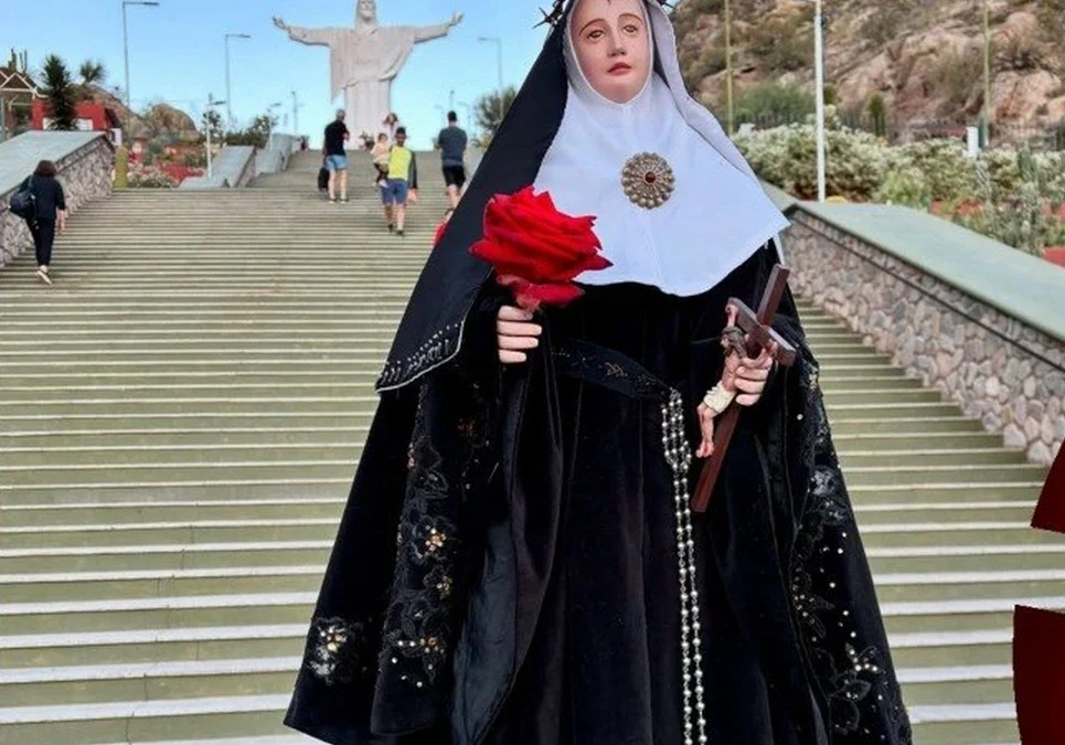 Santa Rita inicia su recorrido por la ciudad la próxima semana: confirman adelanto en el horario de las misas vespertinas.
