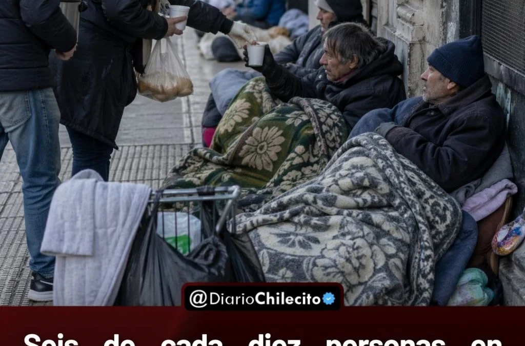Seis de cada diez personas en situación de calle perdieron vivienda en  los últimos dos años, según datos nacionales.