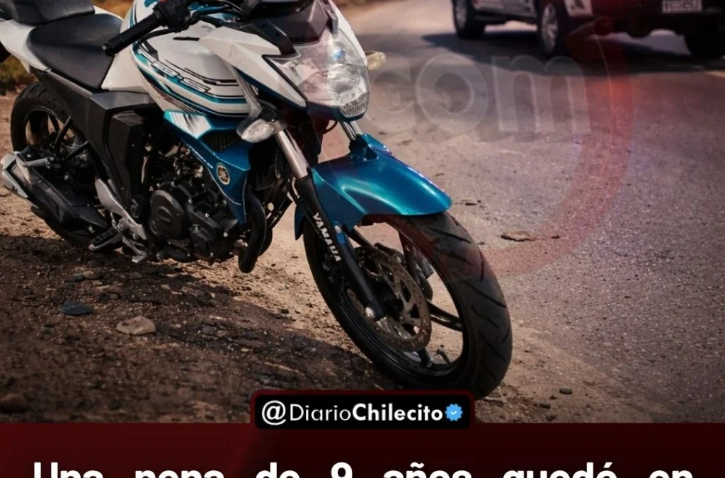 Una nena de 9 años quedó en observación tras ser chocada por una moto manejada por un adolescente en Vichigasta.