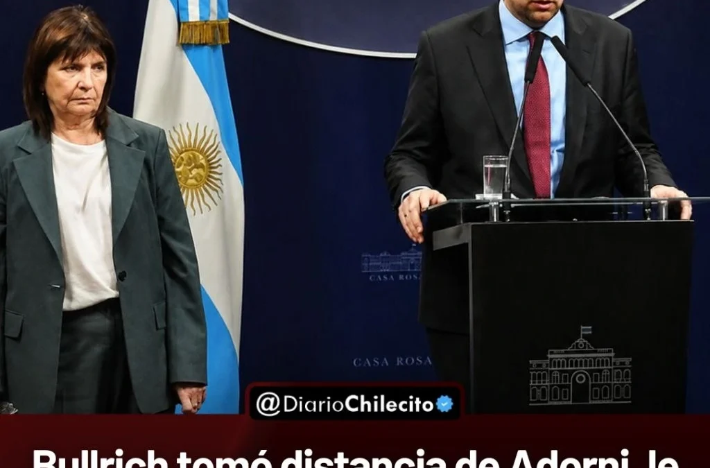 Bullrich tomó distancia de Adorni, le pidió que entregue ya su declaración jurada y abrió tensión dentro del oficialismo.