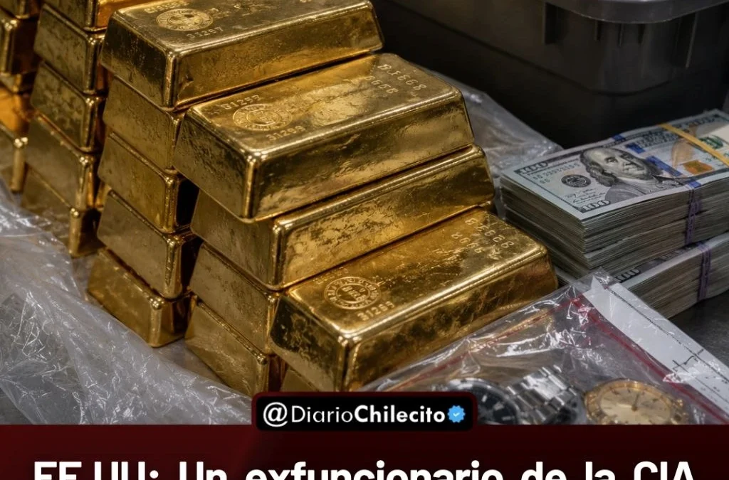 EE.UU: Un exfuncionario de la CIA había pedido oro para gastos de trabajo, el FBI lo allanó y halló 303 lingotes de un kilo.