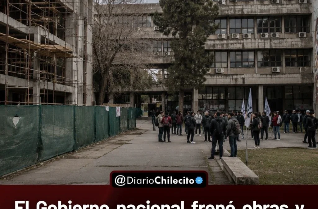 El Gobierno nacional frenó obras y recortó más de $100.000 millones en educación y ciencia antes de la marcha universitaria.