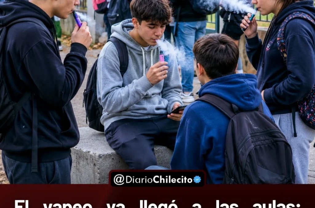 El vapeo ya llegó a las aulas: pediatras y cardiólogos alertan por nicotina, adicción y daño en adolescentes.