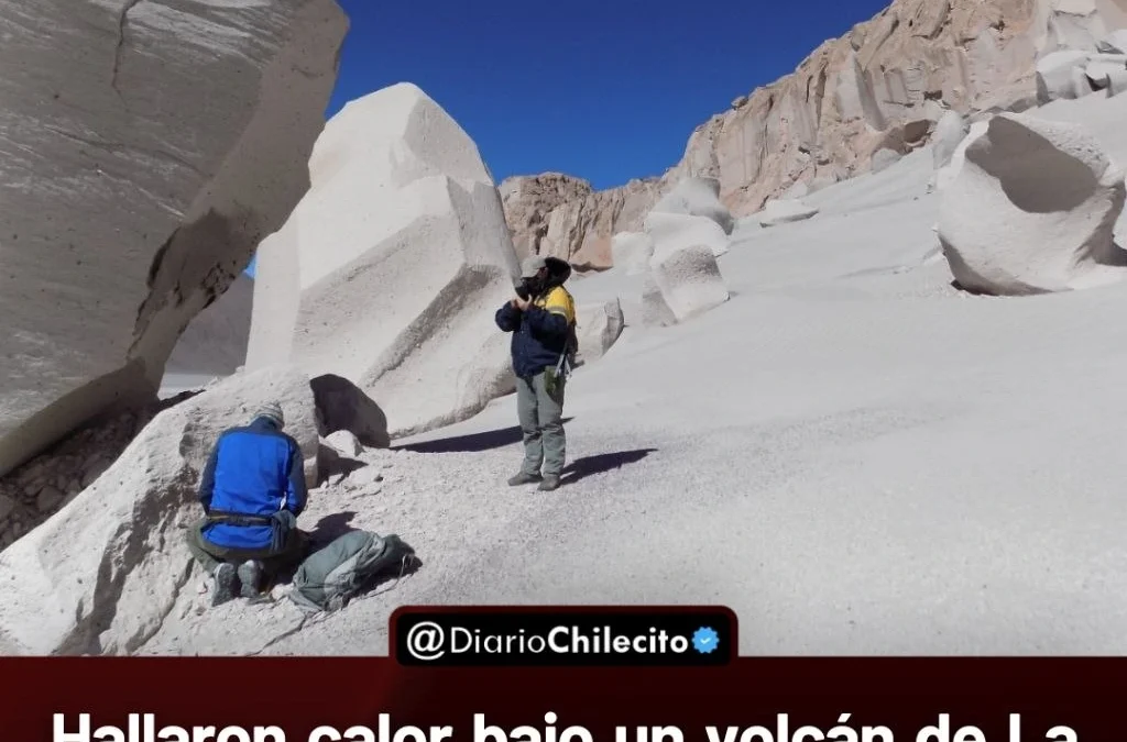 Hallaron calor bajo un volcán de La
Rioja y científicos creen que podría
usarse para generar energia
renovable.