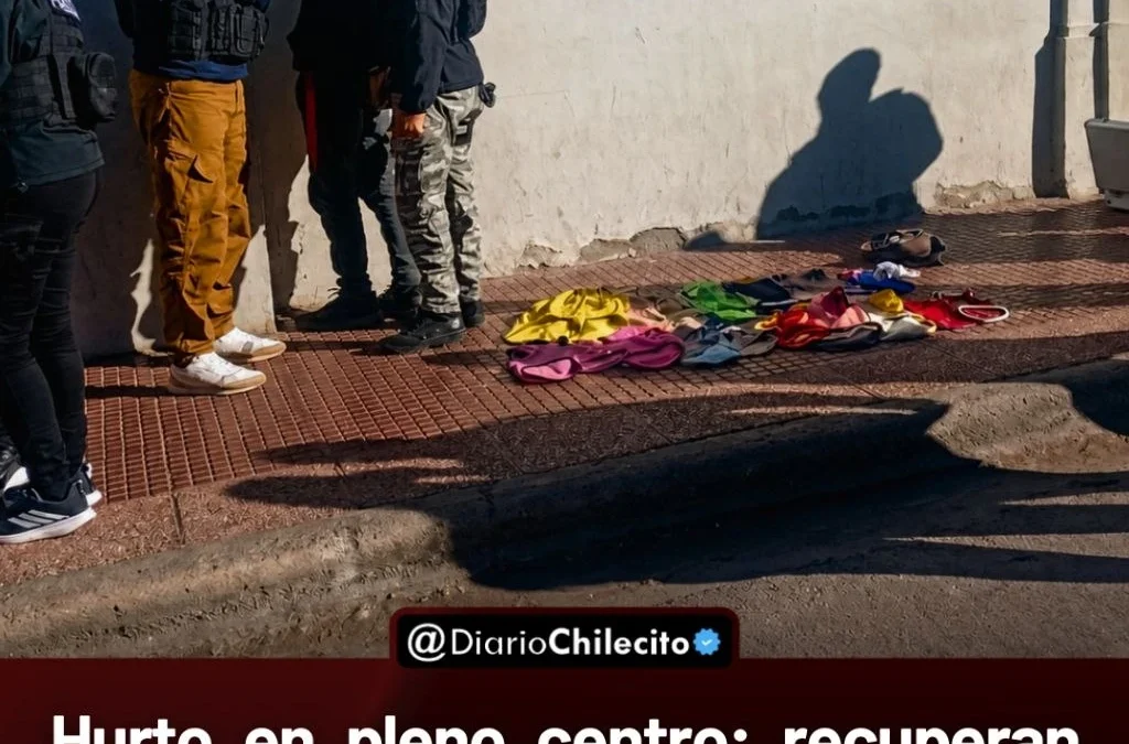 Hurto en pleno centro: recuperan mercadería de una veterinaria tras retener a un hombre junto al Banco Nación.