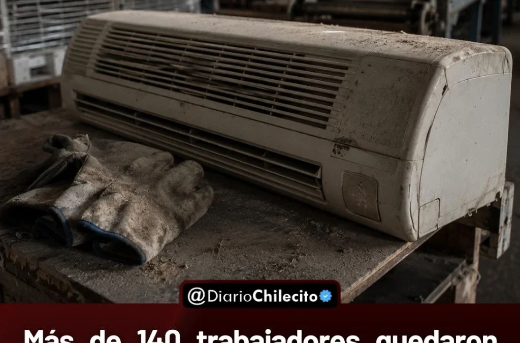 Más de 140 trabajadores quedaron afectados tras la caída de una fábrica que durante años fue símbolo industrial de Tierra del Fuego.
