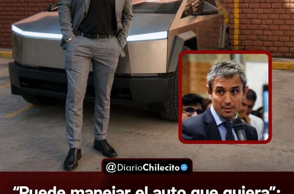 “Puede manejar el auto que quiera”: Martín Menem salió a respaldar a Manuel Quintar tras la polémica por la Cybertruck.