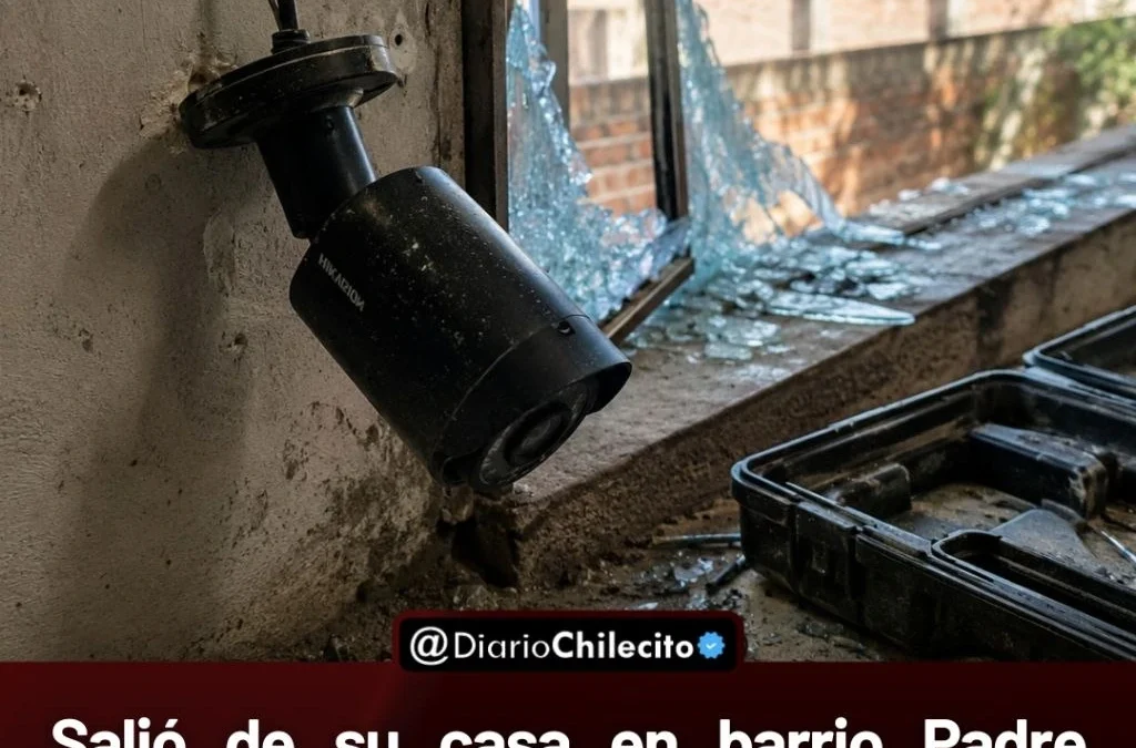 Salió de su casa en barrio Padre Inestal, volvió y encontró ventanas rotas, cámaras apagadas, $142 mil robados y denunció a su hijo.