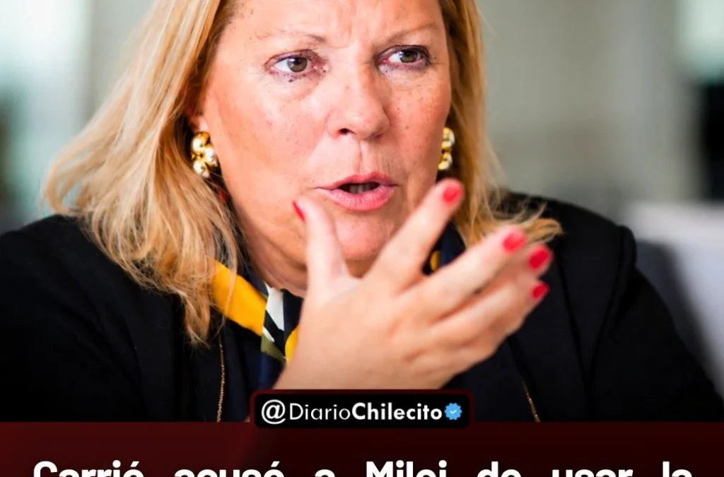 Carrió acusó a Milei de usar la Argentina como “experimento social” y apuntó contra un magnate del negocio de datos de EE.UU.