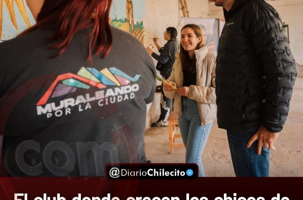 El club donde crecen los chicos de Anguinán sumó un mural que habla de pertenencia, amistad y orgullo de barrio local.