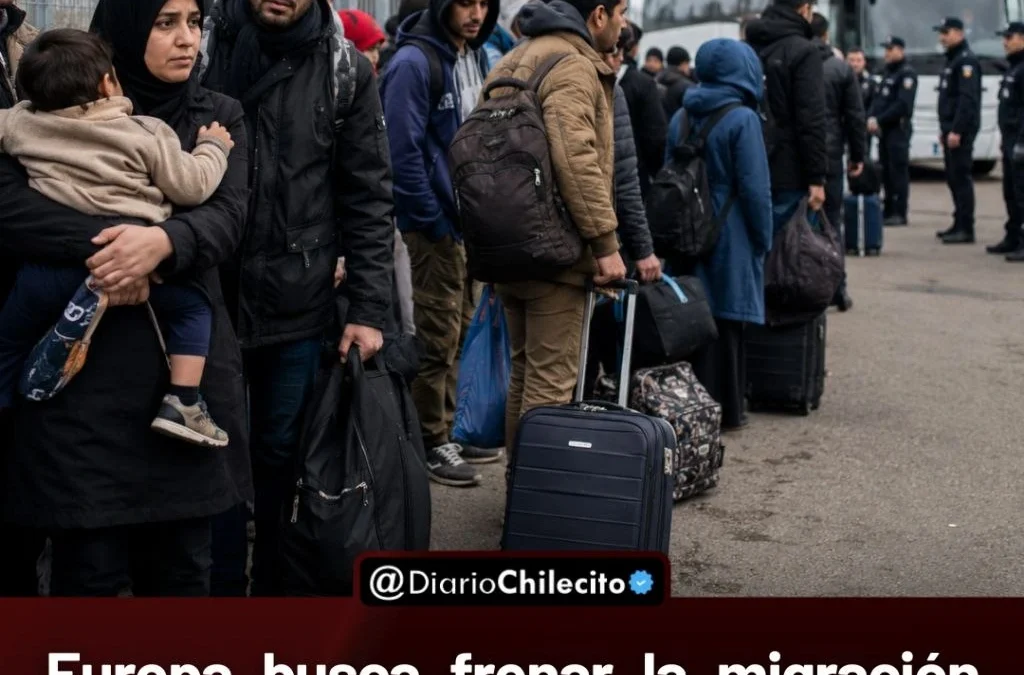 Europa busca frenar la migración irregular con más deportaciones, nuevas detenciones y centros externos para solicitantes rechazados.