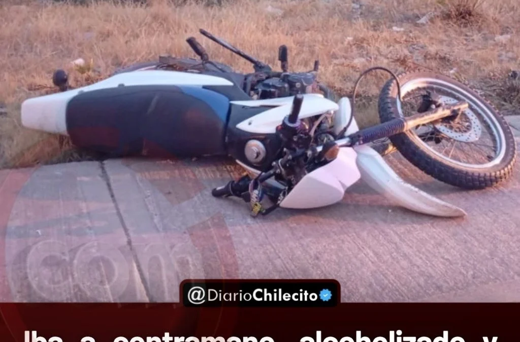 Iba a contramano, alcoholizado y chocó de frente a una mujer en moto: ambos terminaron con fractura de tabique en el hospital.