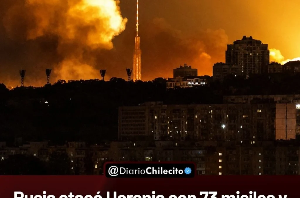 Rusia atacó Ucrania con 73 misiles y 656 drones: hubo al menos 18 muertos en Kiev, Dnipró y otras ciudades.