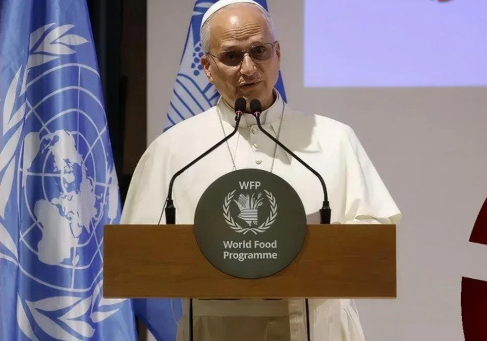 «Se alimenta más fácilmente los conflictos que las personas»: fuerte mensaje papal en la sede del Programa Mundial de Alimentos.