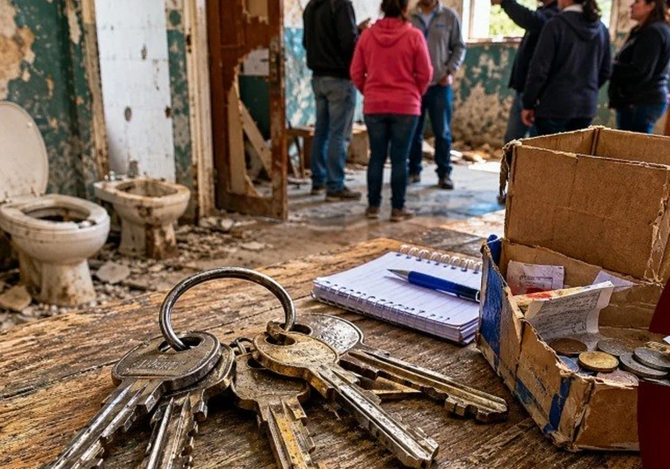 Tras dos décadas de inactividad, asumieron las autoridades del centro vecinal de San Cayetano y denunciaron el estado deplorable del edificio.