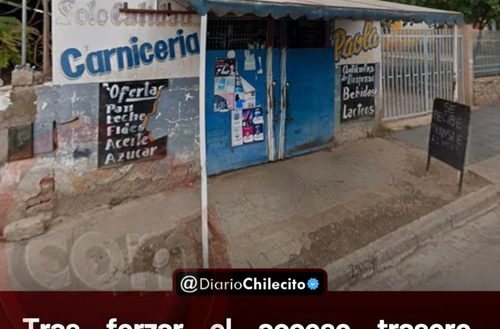 Tras forzar el acceso trasero, delincuentes robaron 400 mil pesos en efectivo, una balanza digital y cortes de una carnicería.