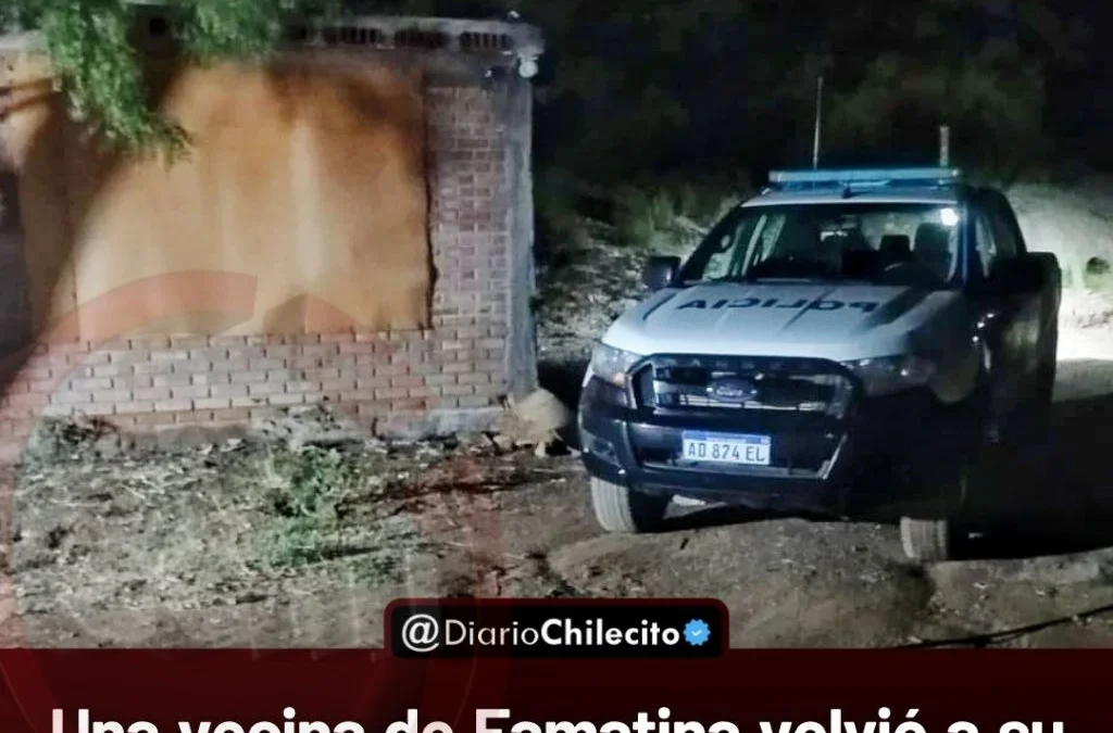 Una vecina de Famatina volvió a su casa al mediodía y descubrió que le habían forzado varias habitaciones para robarle.
