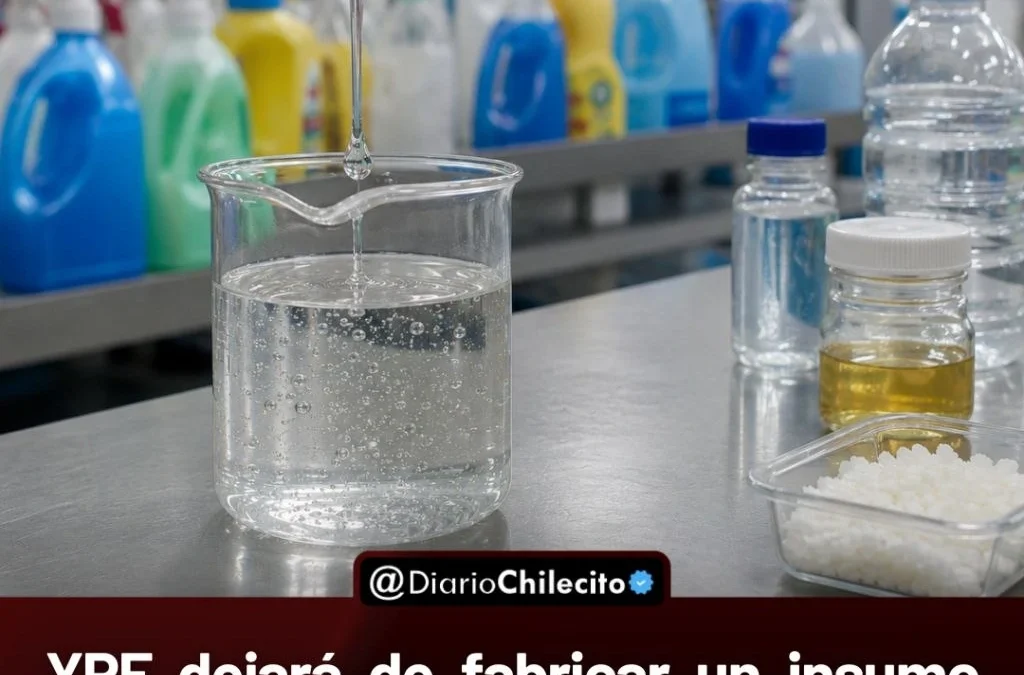 YPF dejará de fabricar un insumo fundamental para detergentes y limpiadores, y la industria ya analiza importarlo desde Brasil.