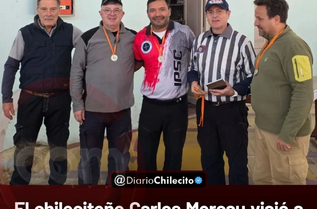 El chileciteño Carlos Mercau viajó a San Juan para medirse contra cien tiradores de otras provincias, y se trajo el primer puesto.
