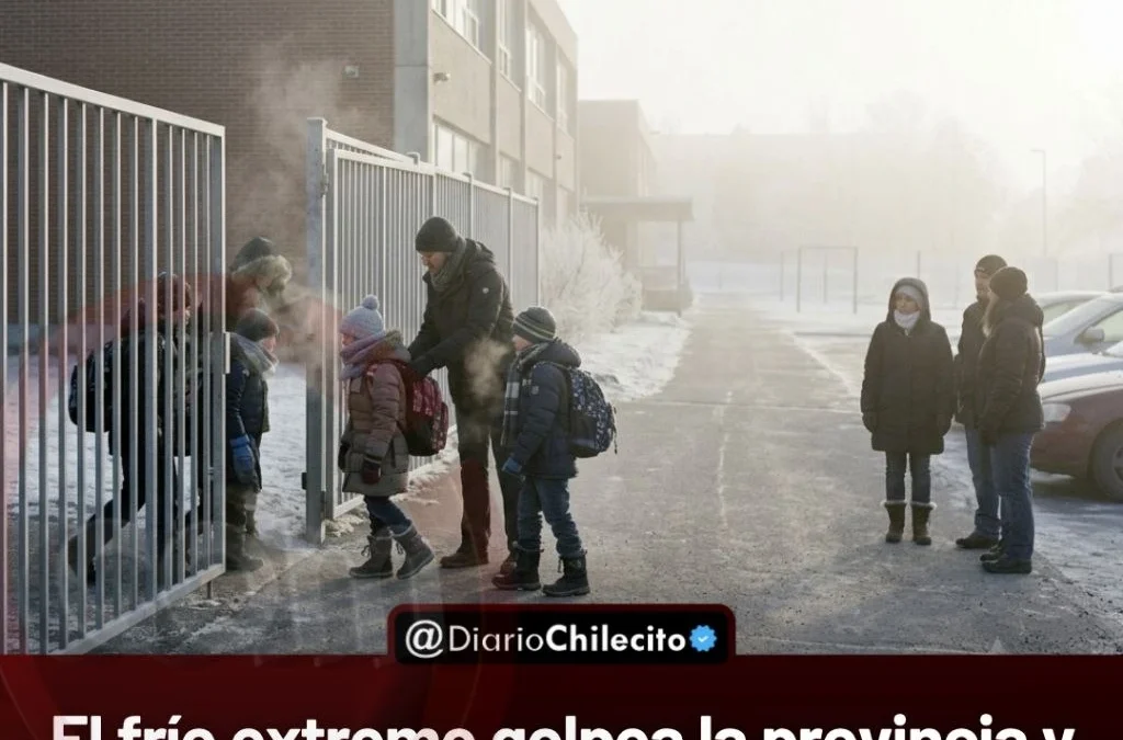 El frío extremo golpea la provincia y Educación habilita a los directivos a cambiar los horarios para no exponer a los alumnos.