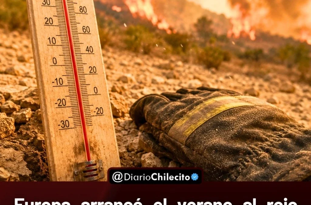 Europa arrancó el verano al rojo vivo: récord de calor, evacuaciones e incendios fuera de control.