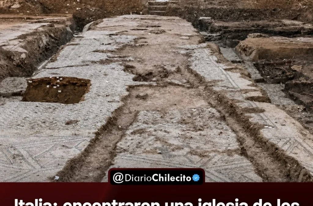 Italia: encontraron una iglesia de los primeros cristianos que permaneció siglos enterrada en el centro de la ciudad de Oderzo.