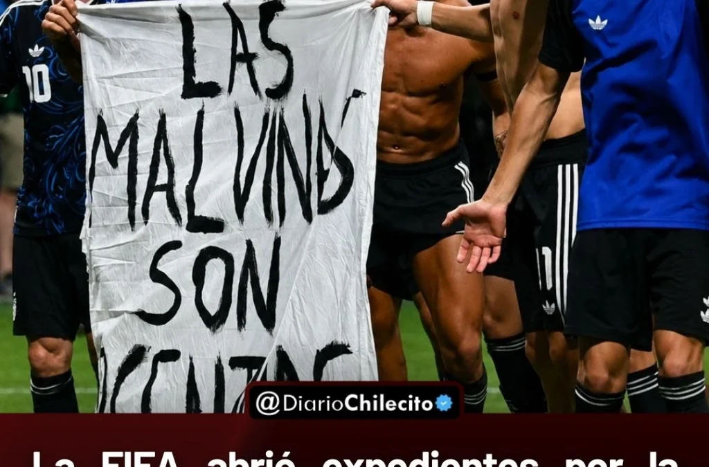 La FIFA abrió expedientes por la bandera de Malvinas, además, Cuatro argentinos y un español deberán responder por los incidentes tras la final.