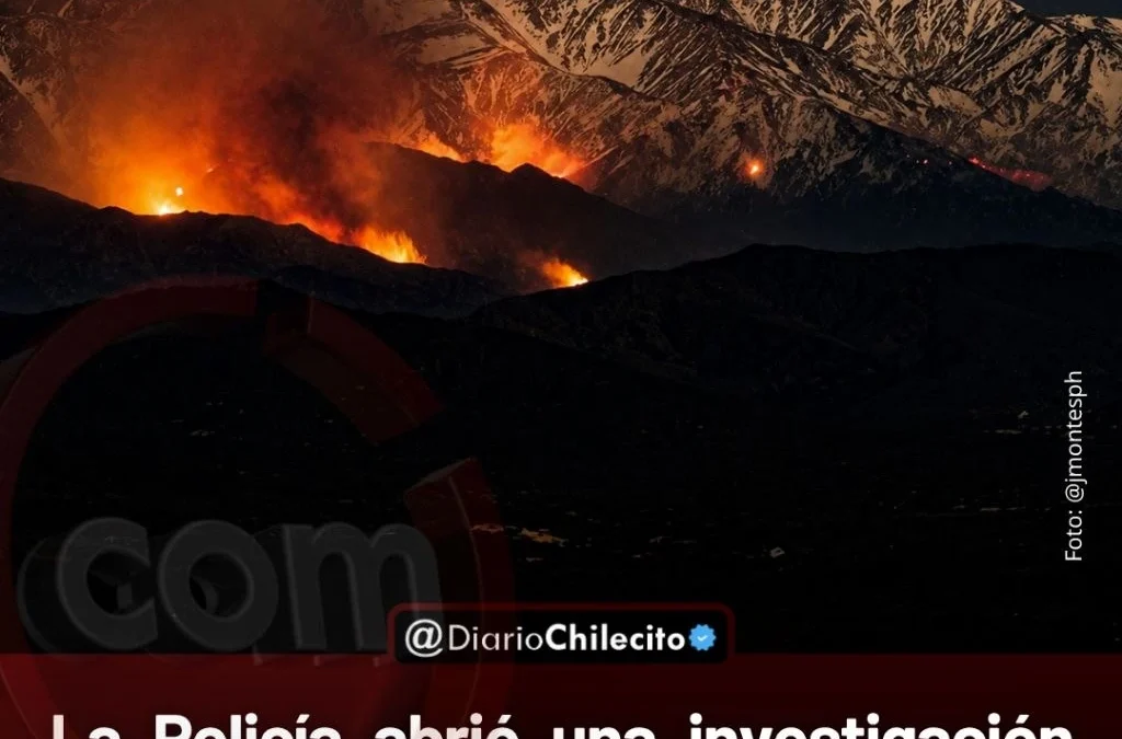 La Policía abrió una investigación para saber cómo empezó el fuego en Guanchín y busca testigos que puedan colaborar.