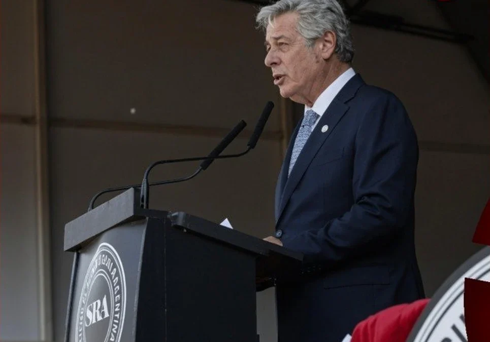 Nicolás Pino en la Exposición de Palermo: «Dejen de agobiarnos con impuestos».