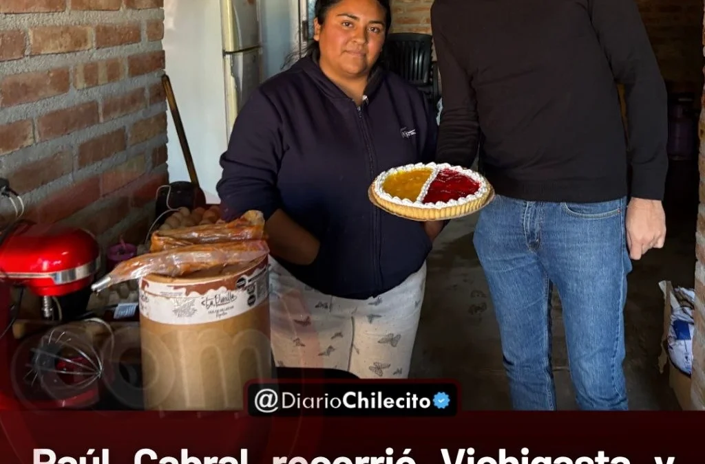 Raúl Cabral recorrió Vichigasta y puso el foco en los pequeños negocios que generan ingresos desde los hogares.