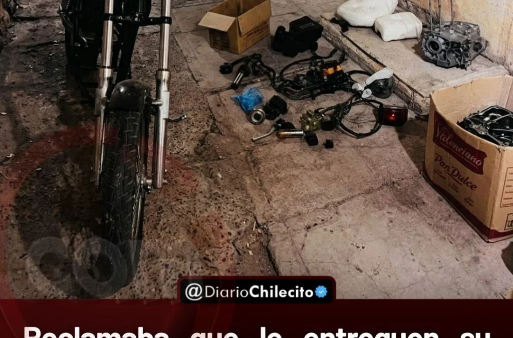 Reclamaba que le entreguen su moto Honda Rebel y la Policía la terminó recuperando totalmente desmantelada.