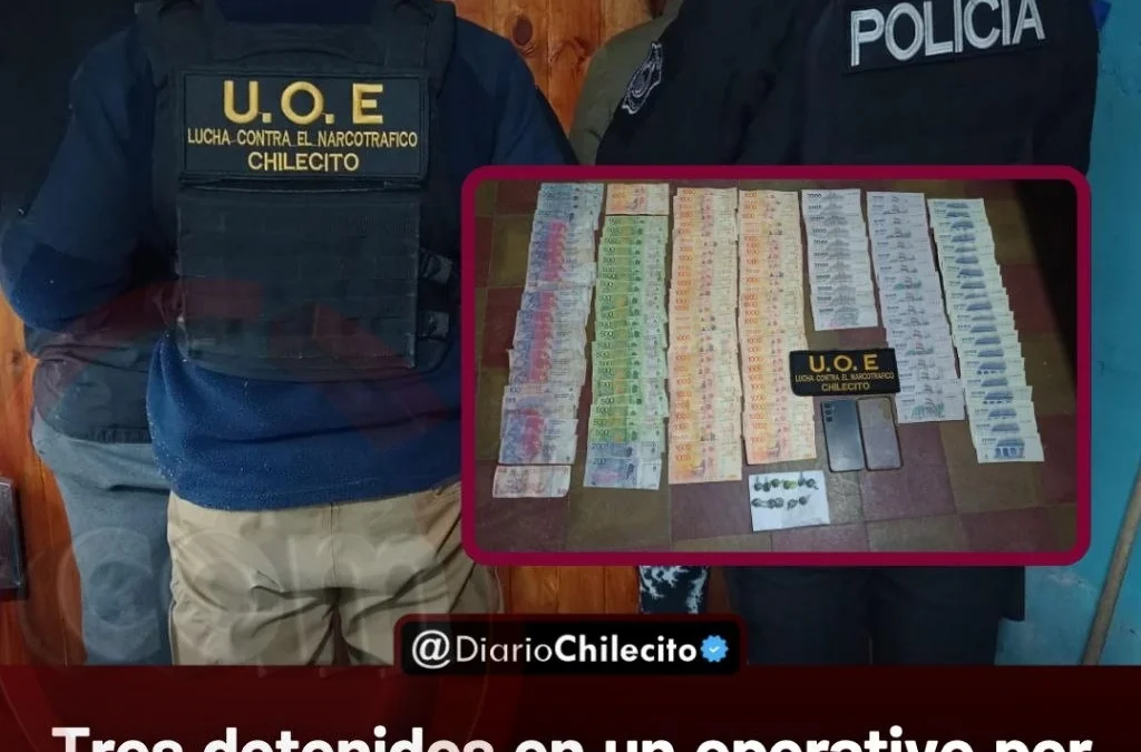 Tres detenidos en un operativo por narcomenudeo en distintos barrios de Vichigasta. Secuestraron dinero, un auto y teléfonos.