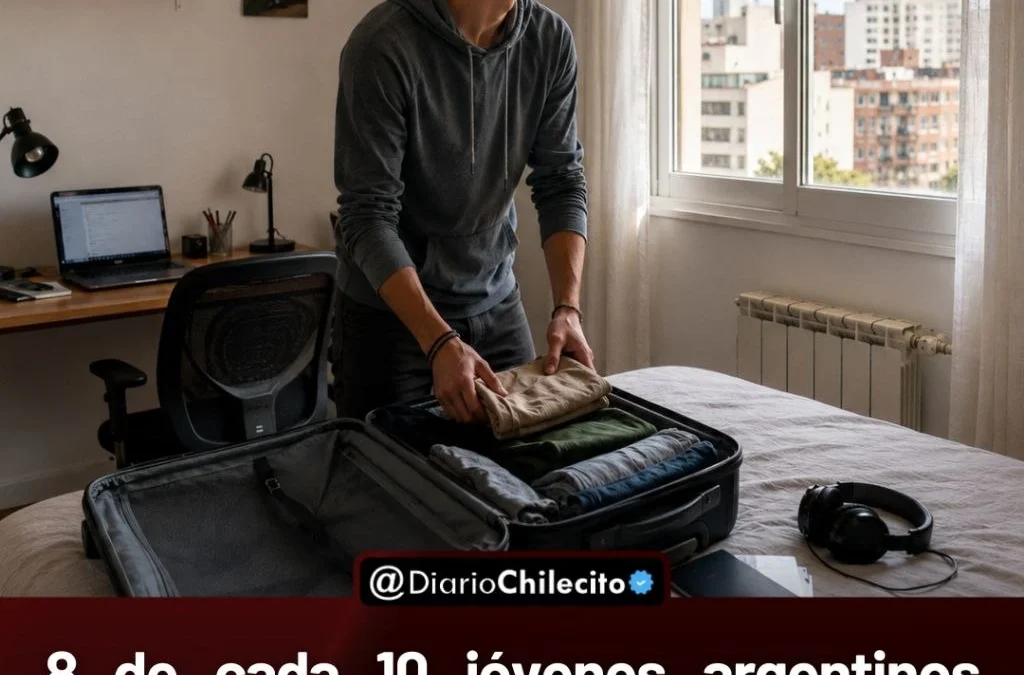 8 de cada 10 jóvenes argentinos considerarian irse del pais si encuentran mejores oportunidades, aunque vean futuro acá.