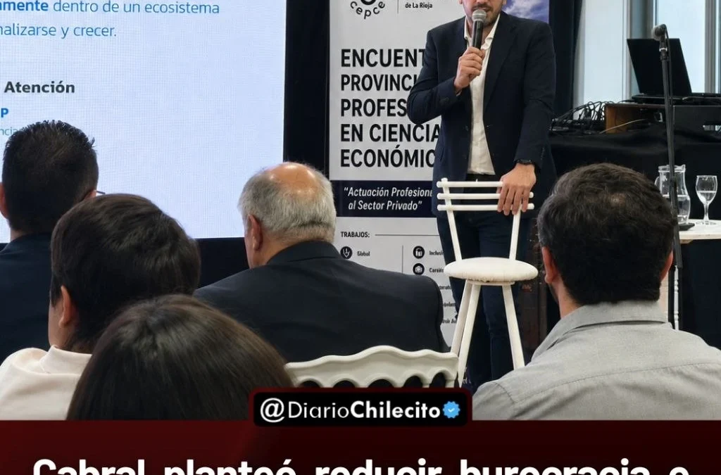 Cabral planteó reducir burocracia e invertir en infraestructura para hacer crecer al sector privado e impulsar el desarrollo económico local.