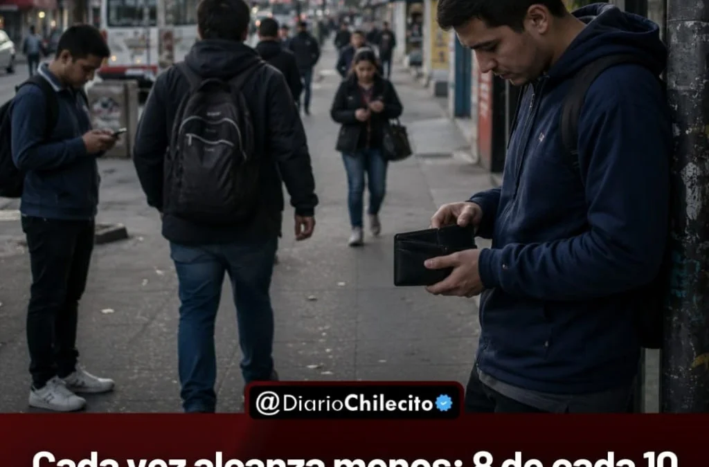 Cada vez alcanza menos: 8 de cada 10
jóvenes se endeudaron y 1 de cada 3
termina recurriendo a prestamistas y
financieras informales.