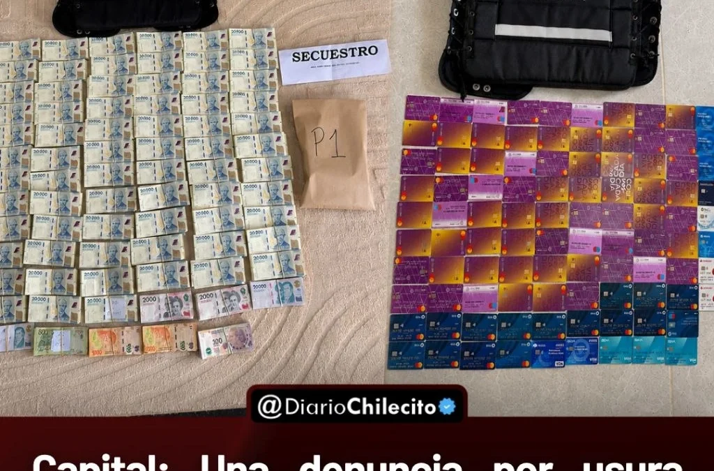 Capital: Una denuncia por usura terminó en un allanamiento donde encontraron $170 millones y 100 tarjetas de débito.